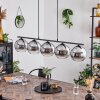 Koyoto Pendant Light glass 20 cm Smoke-coloured, 5-light sources