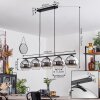 Koyoto Pendant Light glass 20 cm Smoke-coloured, 5-light sources