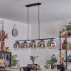 Koyoto Pendant Light glass 20 cm Smoke-coloured, 5-light sources