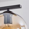 Koyoto Pendant Light glass 20 cm Amber, 5-light sources