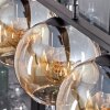Koyoto Pendant Light glass 20 cm Amber, 5-light sources