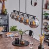 Koyoto Pendant Light glass 20 cm Smoke-coloured, 5-light sources