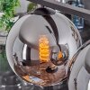 Koyoto Pendant Light glass 20 cm Smoke-coloured, 5-light sources