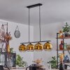 Koyoto Pendant Light glass 20 cm gold, 4-light sources