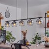 Koyoto Pendant Light glass 15 cm Smoke-coloured, 5-light sources