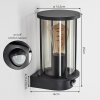 Sumalao Outdoor Wall Light black, 1-light source, Motion sensor