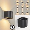 Tamarin Outdoor Wall Light LED black, 2-light sources