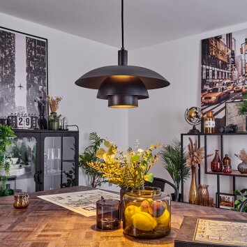 Sundet Pendant Light black, 1-light source