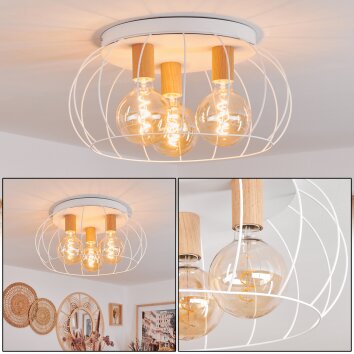 Toklolo Ceiling Light Ecru, 3-light sources