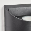 Suriyaco Outdoor Wall Light LED black, 2-light sources