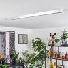 Dubuisson Ceiling Light LED aluminium, 1-light source, Remote control