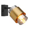 Globo MILLEY Wall Light brass, black, 1-light source