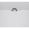 Globo MILLEY Wall Light brass, black, 2-light sources