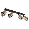 Globo MILLEY Ceiling Light brass, black, 4-light sources