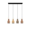 Trio AGUDO Pendant Light black, 4-light sources