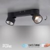 Paul Neuhaus PURE-NOLA Ceiling Light LED black, 2-light sources