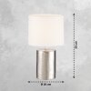 Fischer & Honsel Prata Table lamp silver, 1-light source