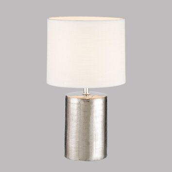 Fischer & Honsel Prata Table lamp silver, 1-light source