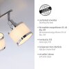 Leuchten-Direkt ACCOR Ceiling Light silver, 3-light sources