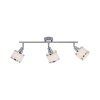 Leuchten-Direkt ACCOR Ceiling Light silver, 3-light sources