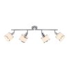 Leuchten-Direkt ACCOR Ceiling Light silver, 4-light sources