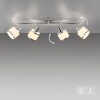 Leuchten-Direkt ACCOR Ceiling Light silver, 4-light sources