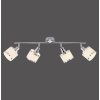 Leuchten-Direkt ACCOR Ceiling Light silver, 4-light sources