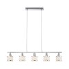 Leuchten-Direkt ACCOR Pendant Light silver, 5-light sources
