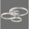 Leuchten-Direkt LILLUTI Ceiling Light LED silver, 2-light sources, Remote control