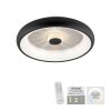 Leuchten-Direkt VERTIGO Ceiling Light LED black, 1-light source, Remote control