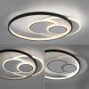 Paul Neuhaus MAILAK Ceiling Light LED black, white, 2-light sources