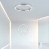 Paul Neuhaus PURE-LINES Ceiling Light LED silver, 1-light source, Remote control