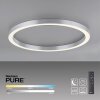 Paul Neuhaus PURE-LINES Ceiling Light LED silver, 1-light source, Remote control