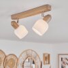 Sivol Ceiling Light matt nickel, sand-coloured, 2-light sources