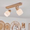 Sivol Ceiling Light matt nickel, sand-coloured, 2-light sources