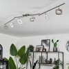 Villenauxe Ceiling Light LED matt nickel, 6-light sources