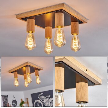 Represita Ceiling Light Ecru, black, 4-light sources