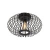 LeuchtenDirekt RACOON Ceiling Light black, 1-light source