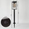 Palanga path light black, 1-light source