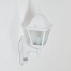 Naofe Outdoor Wall Light white, 1-light source, Motion sensor