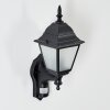 Naofe Outdoor Wall Light black, 1-light source, Motion sensor