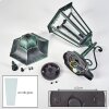 Hongkong Outdoor Wall Light green, black, 1-light source