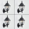 Naofe Outdoor Wall Light black, 1-light source