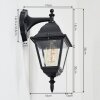 Naofe Outdoor Wall Light black, 1-light source