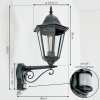Hongkong Outdoor Wall Light green, black, 1-light source, Motion sensor