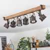 Pehefito Ceiling Light brown, black, 6-light sources
