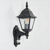 Naofe Outdoor Wall Light black, 1-light source, Motion sensor