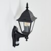 Naofe Outdoor Wall Light black, 1-light source, Motion sensor