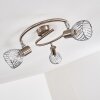 PARADO Ceiling light matt nickel, 3-light sources