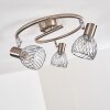 PARADO Ceiling light matt nickel, 3-light sources
